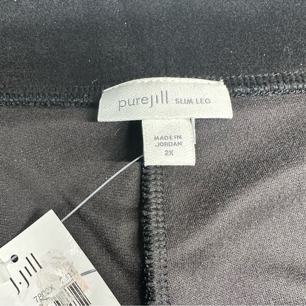 J.JILL Women’s PURE JILL Dark Gray Velour 2-pc Lagenlook Lounging Set Sz 2X NWT - Picture 5 of 10
